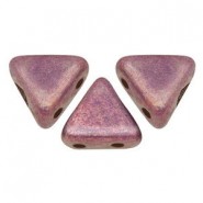 Les perles par Puca® Kheops Perlen Opaque mix amethyst/gold ceramic look 03000/15726